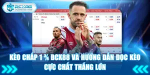 Kèo chấp 1 3/4